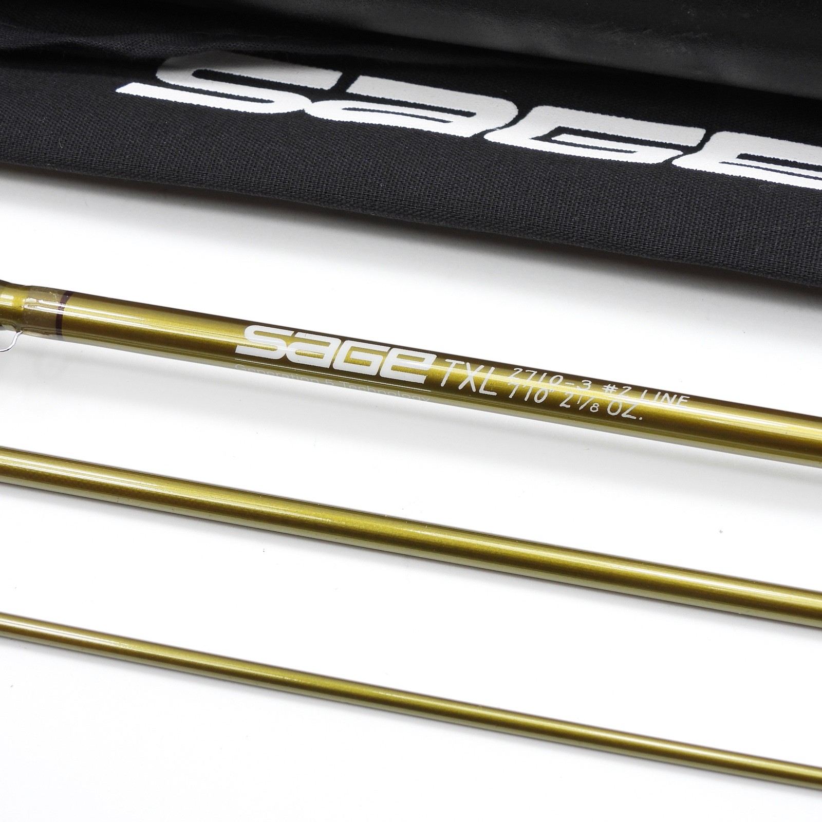 Sage TXL 2710-3 Fly Fishing Rod. 7’ 10”. 2wt. W/ Tube and Sock.