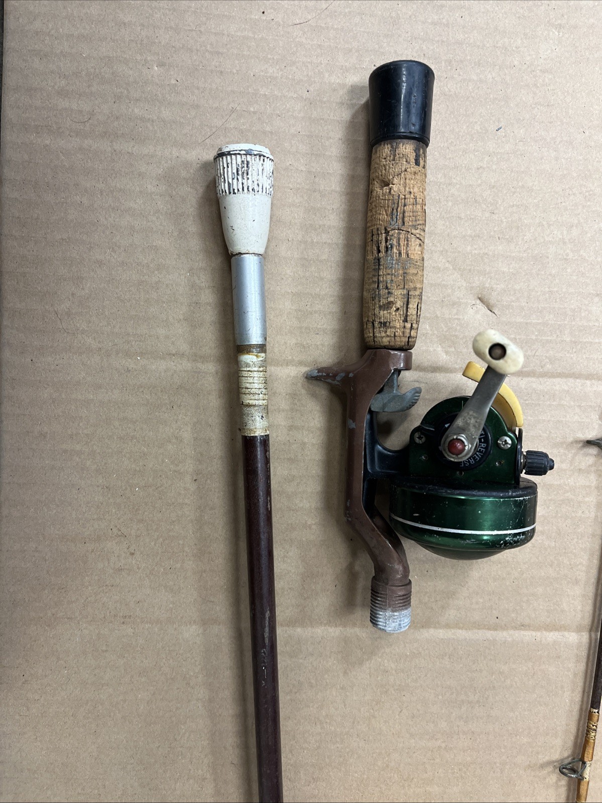 Vintage Johnson Century Fishing 3 Piece Rod 6’ And Reel Model 100b