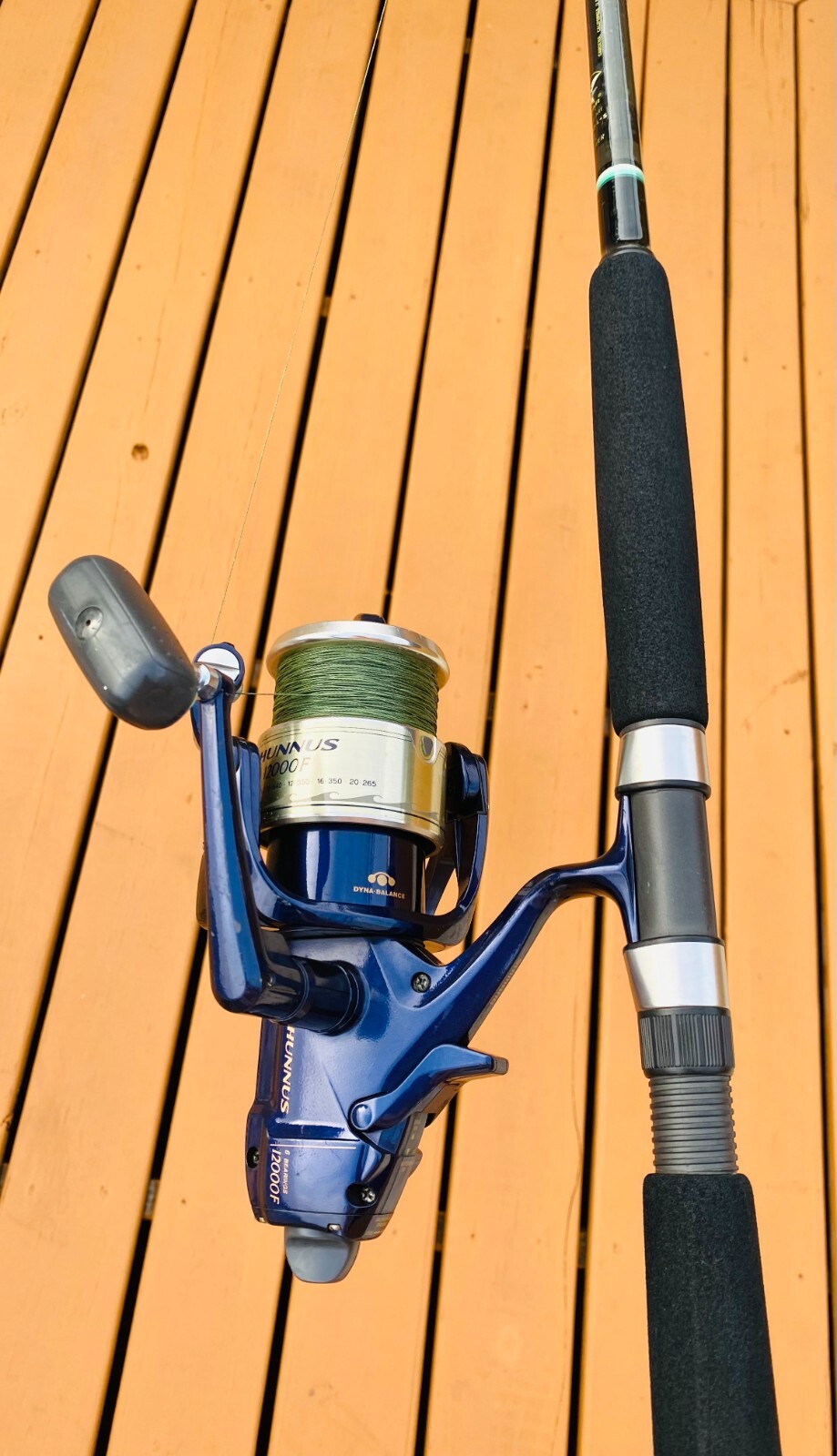 Shimano Thunnus 12000F Spinning Reel w/ Calstar Grafighter GFGR 700-LS Rod Combo