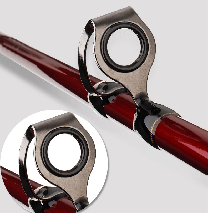 Boat Fishing Rod Travel Carbon Fiber Spinning Casting Rod 3 Section Sea Big Game