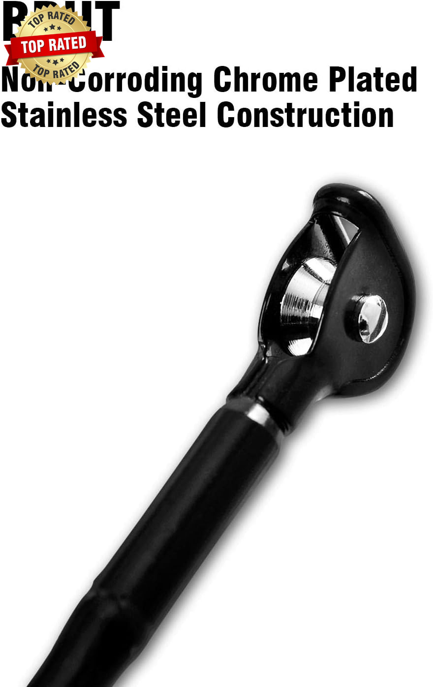 Bent Butt Fishing Rod 2-Piece Saltwater Offshore Trolling Rod Big Game Roller Ro