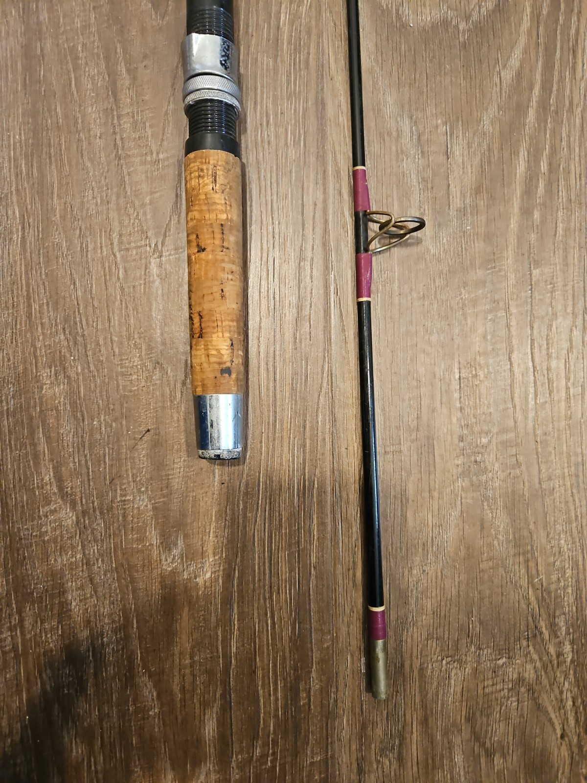 Vtg St. Croix 8100 FS 6’6″ Casting Fishing Rod Pistol Grip Carboloy 2-Piece