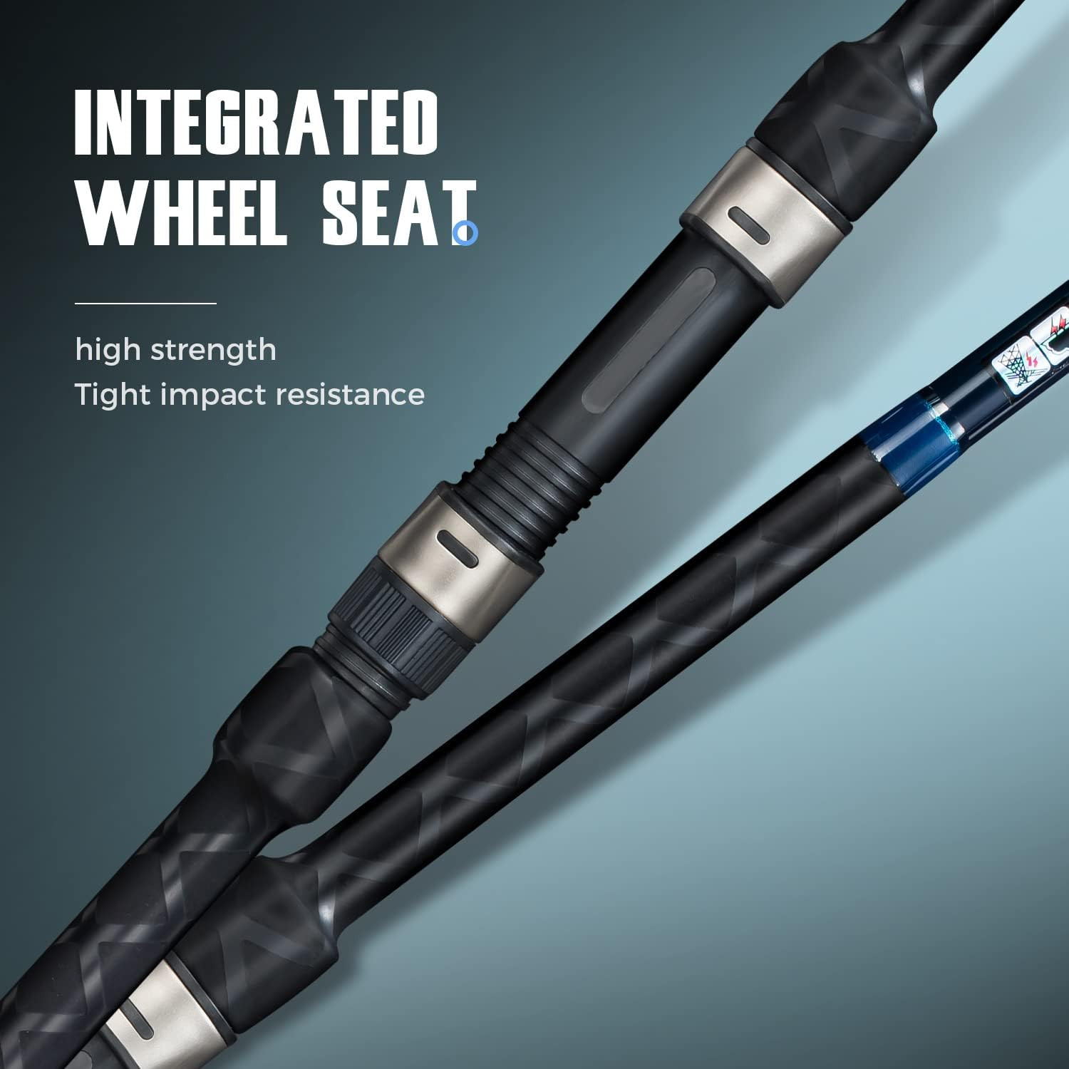BERRYPRO Surf Spinning Rod Full Carbon Surf Fishing Rod with Fuji Guide (9’/10’/