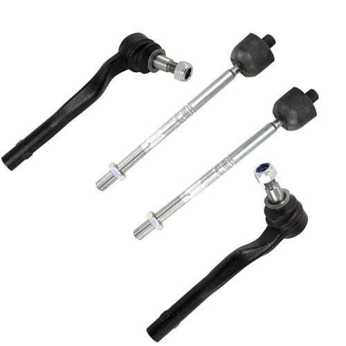 Inner and Outer Driver and Passenger Side Tie Rod Set 4 Piece PSA69762