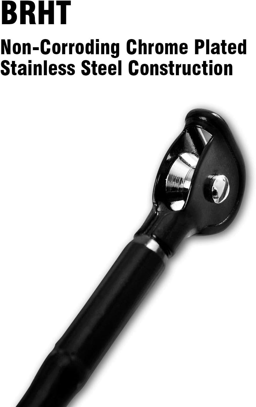 2-Piece Big Game Trolling Fishing Rod with Roller Guides for Saltwater Offshore