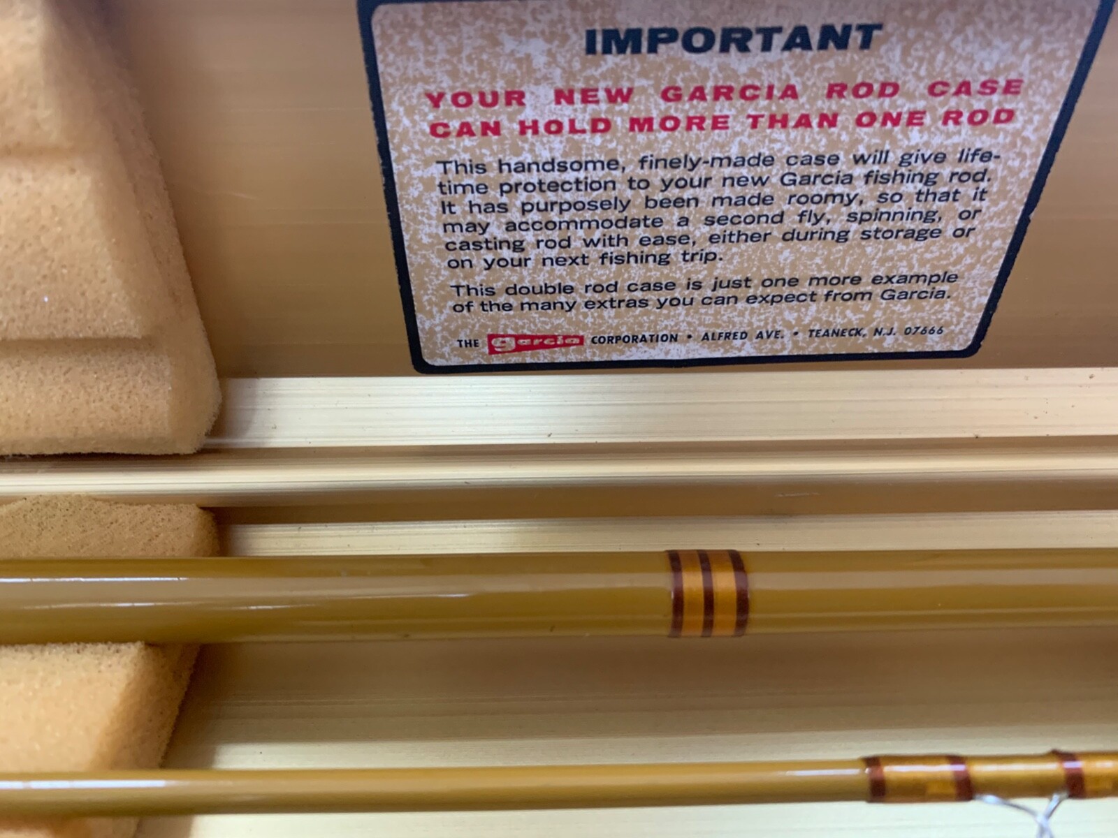 Garcia Conolon 2404 B fly fishing rod made in USA (20674)