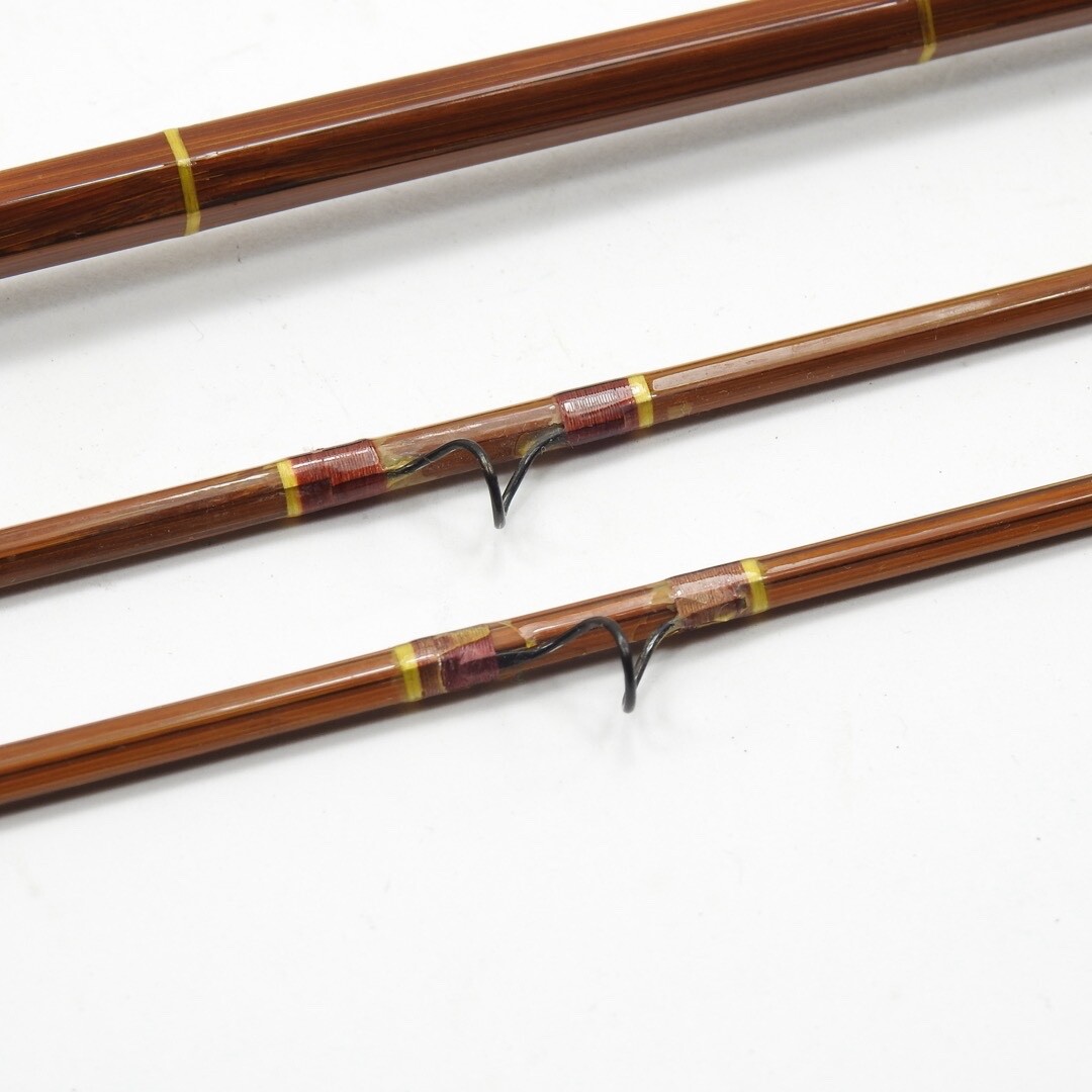 Fred Debell Impregnated “Presentation” Bamboo Fly Rod. 7′ 6”. W/ Tube & Sock.