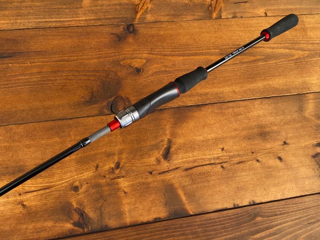 5-Piece Bass & Light Tackle Spinning Rod 6ft 180cm, portable, versatile, used