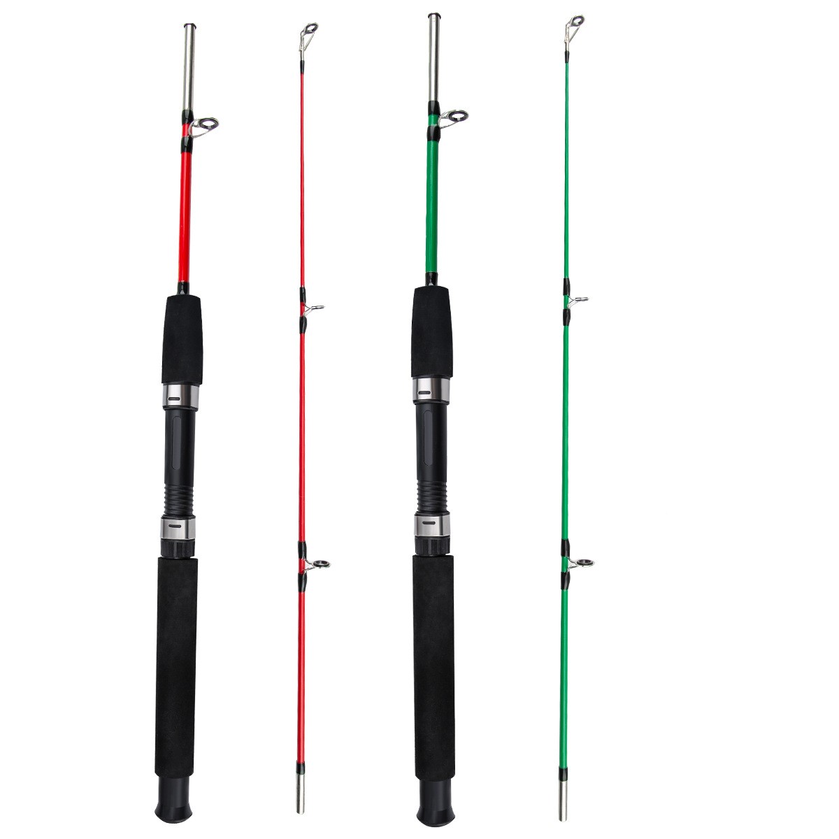 Lightweight 1 Meter Outdoor Fishing Rod with a Straight-handled Fishing Rod