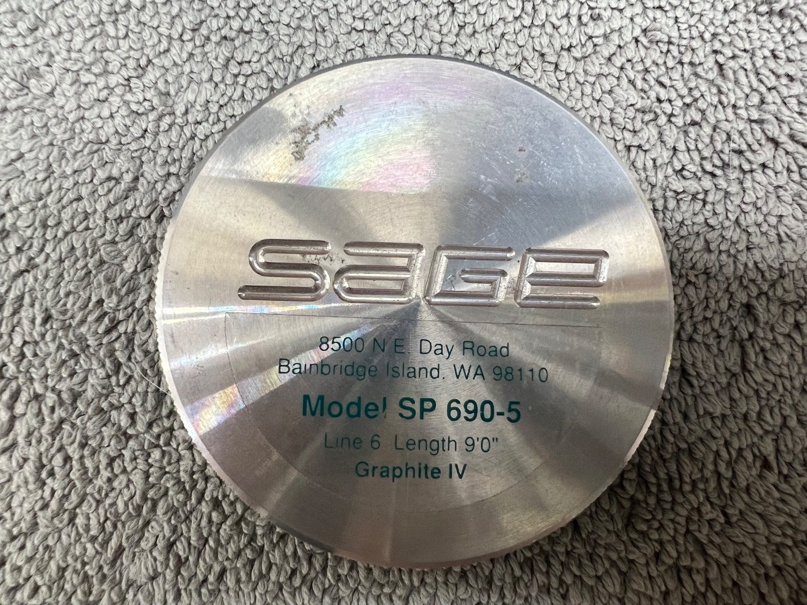 SAGE SP 690-5 Graphite IV Fly Rod 9’ 6wt 5pc 3 11/16oz with Spare Tip Section