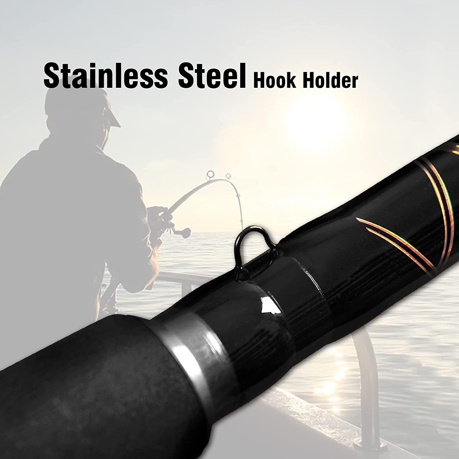 Travel Casting Rod Saltwater Offshore Jigging Trolling Heavy Fishing Pole 6/7/8″