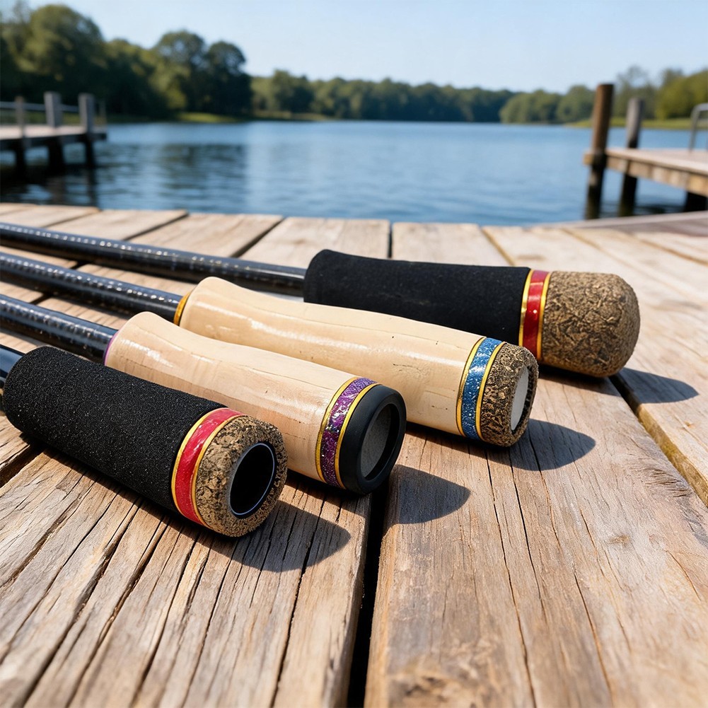 Rubber Cork Tail Cap for Custom Fishing Rods with 27mm Outer Diameter Ring