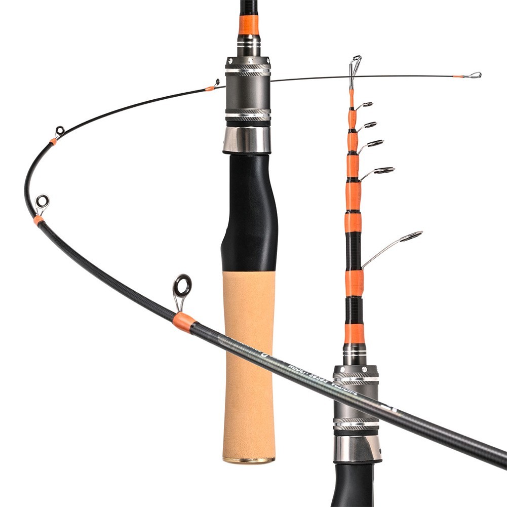 Portable Telescopic Casting and Spinner Fishing Rods UL Horse Mouth Rod 4-10lb