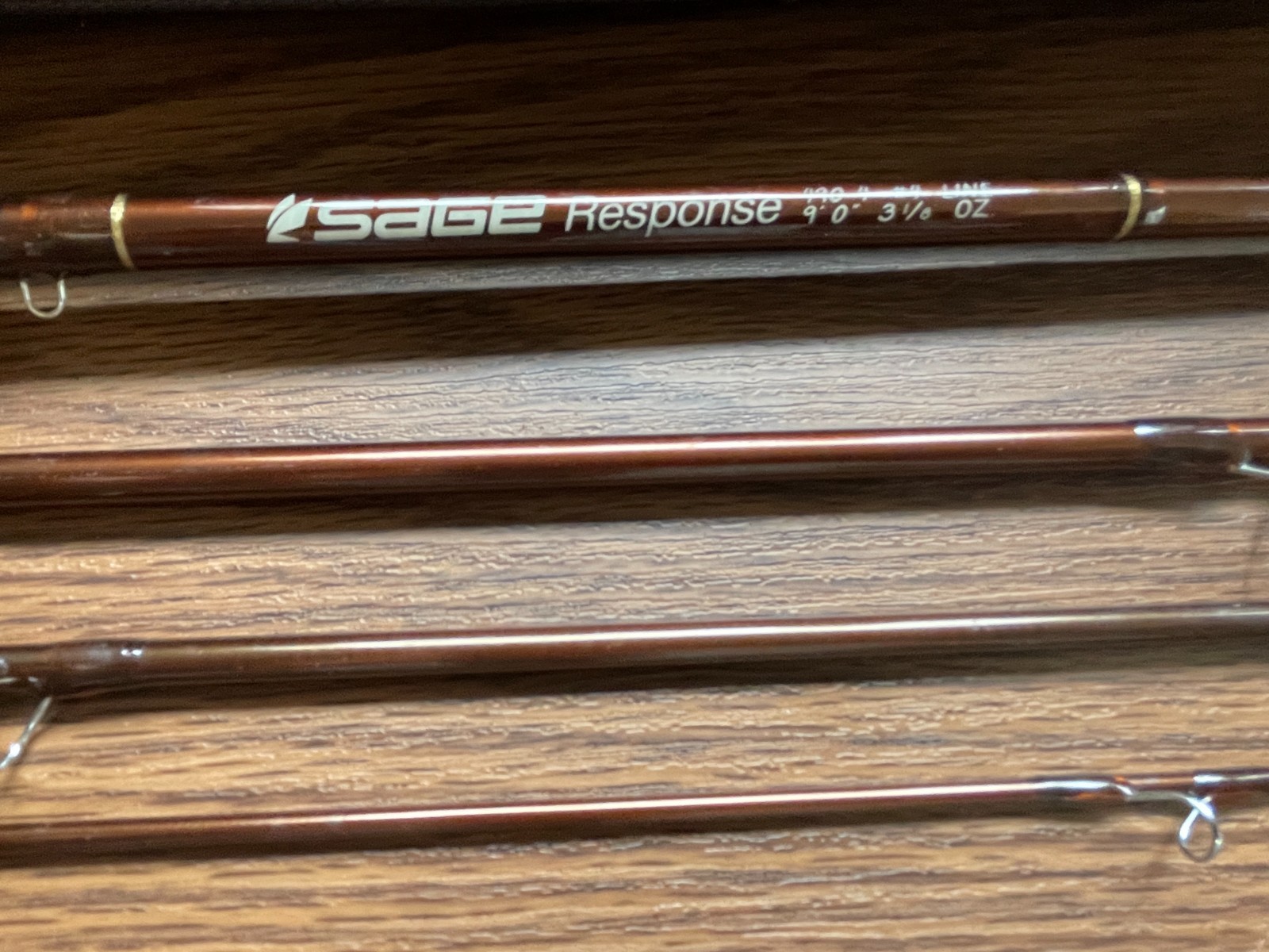 Sage Response 490-4 4 Line 9’0″ 3-1/8oz Tube Used Fly Fishing Rod Carbon Japan