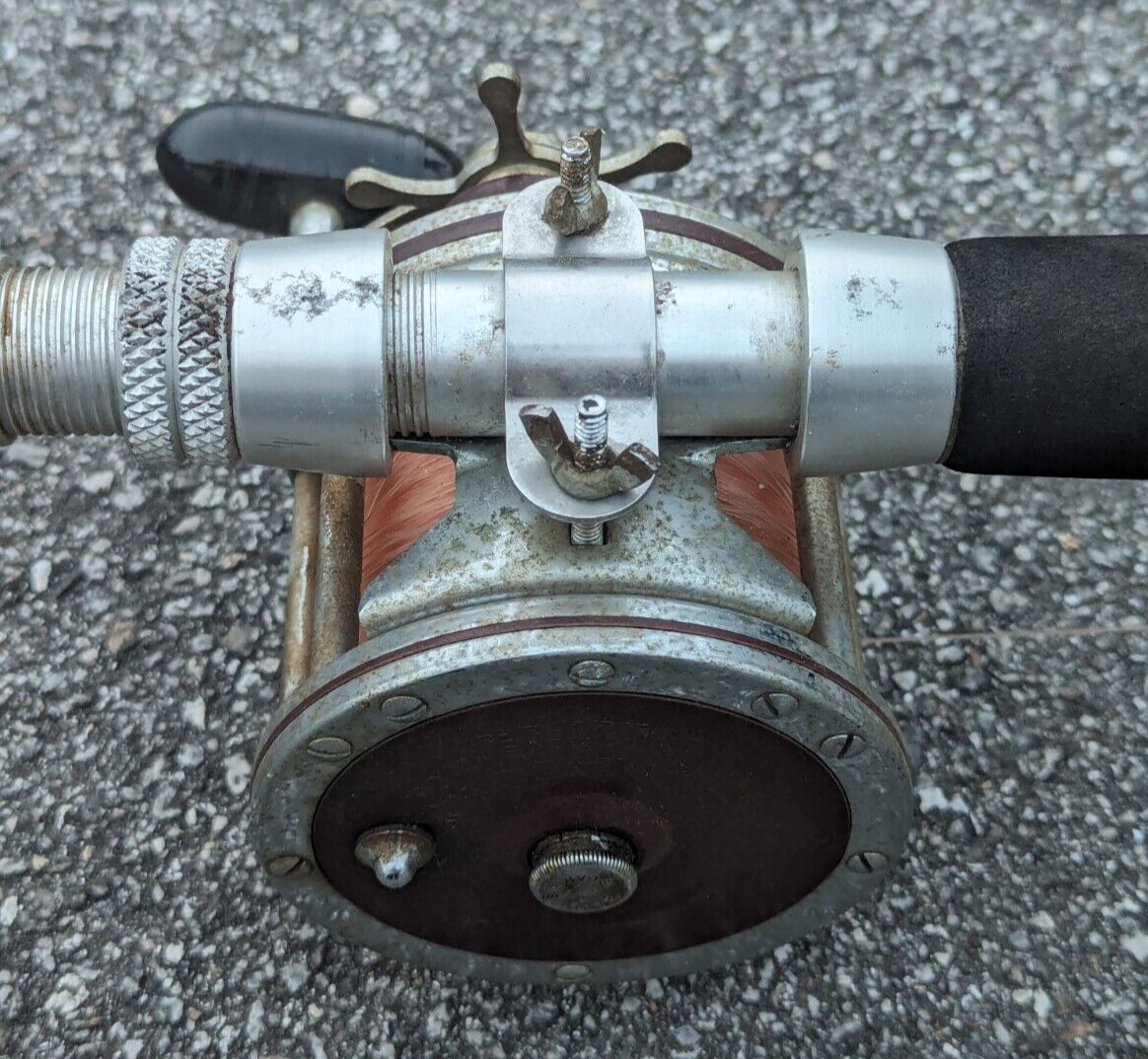 Fishing Rod BR-50 Custom Built For Fisherman’s Paradise Deep Sea with Reel As Is