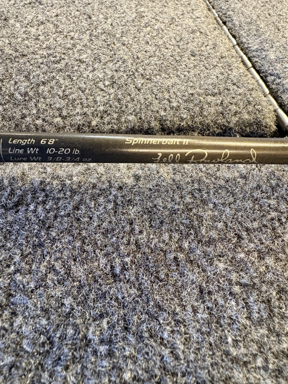 ALL STAR TITANIUM AST806C Zell Rowland Spinnerbait Rod! Made In Houston , Tx