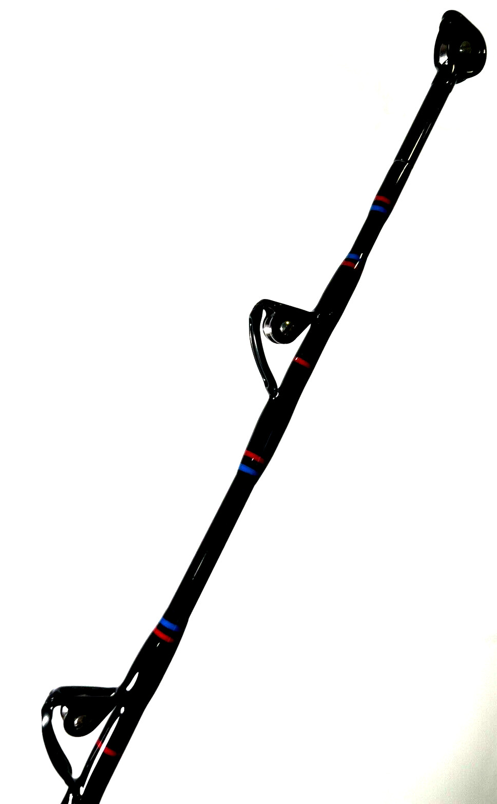 Seeker G 6463XXH-6 1/4 AR Black Steel Graphite 80-100Lb Roller G Fishing Rod USA