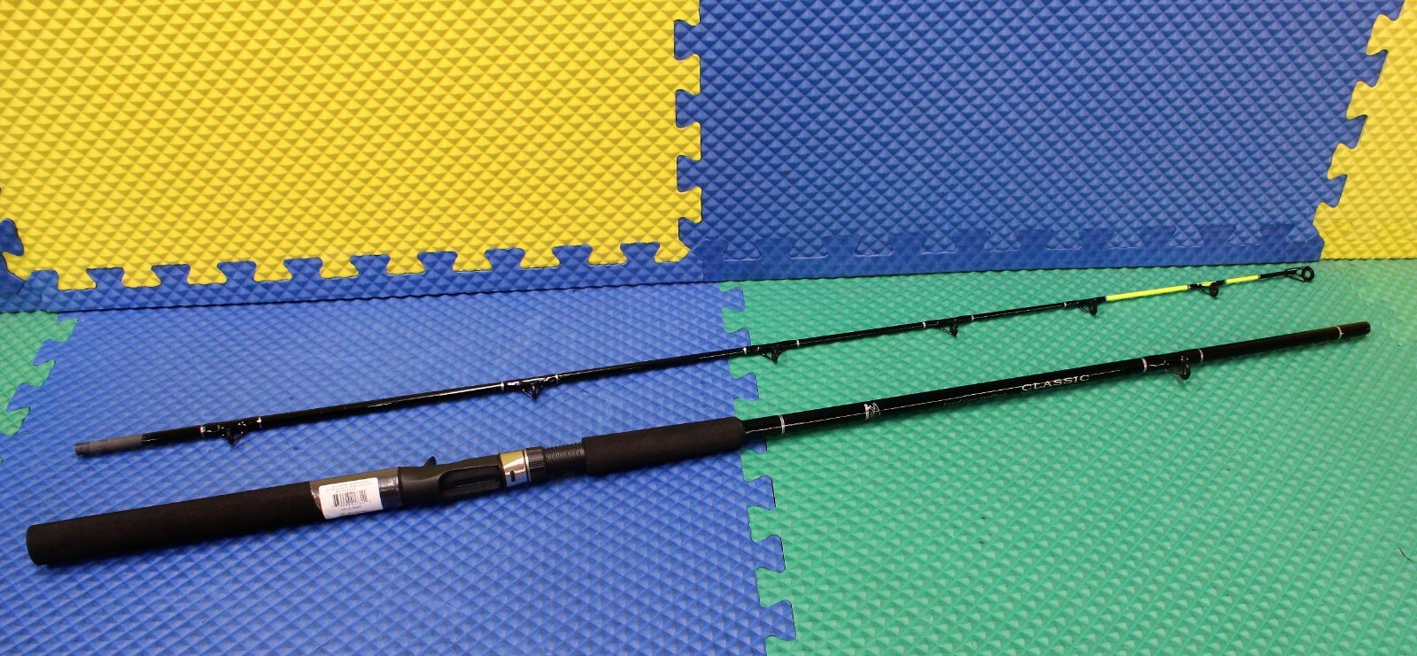 Okuma Classic Pro 7′ Medium Lead Core Trolling Rod w/Chartreuse Tip CP-LC-70-CT