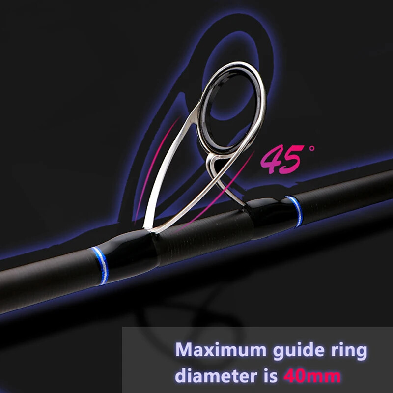 High Carbon Carp Fishing Rod 3.6m 3.9m 4.2m 4/5/6 Section Rods Boat Spinning Rod