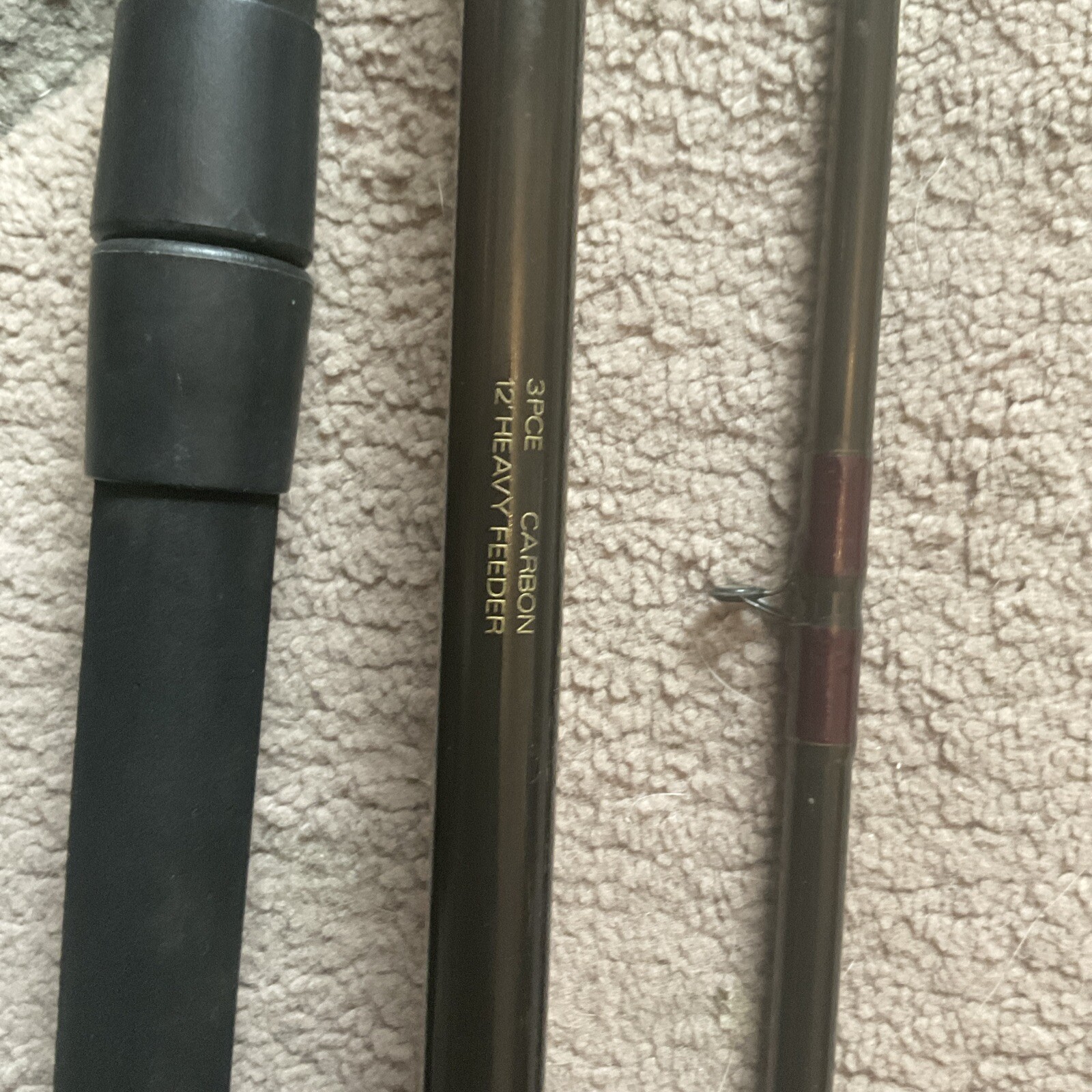 Leon grant Carbon 3pc 12ft heavy feeder custom fishing rod