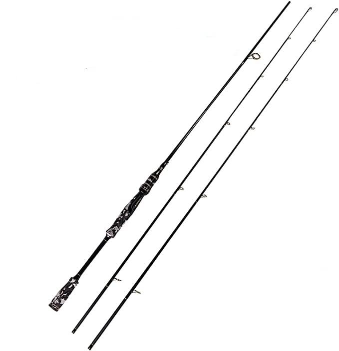 2 Piece 7 Feet Spinning Rod 24 Ton Carbon Fiber Spincasting Fishing Rod with …