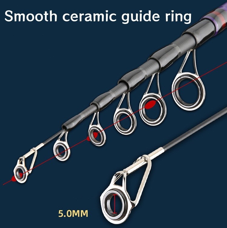 Fishing Rods Telescopic Ultra-Light Carbon Fiber Rod Durable Sensitive Portable