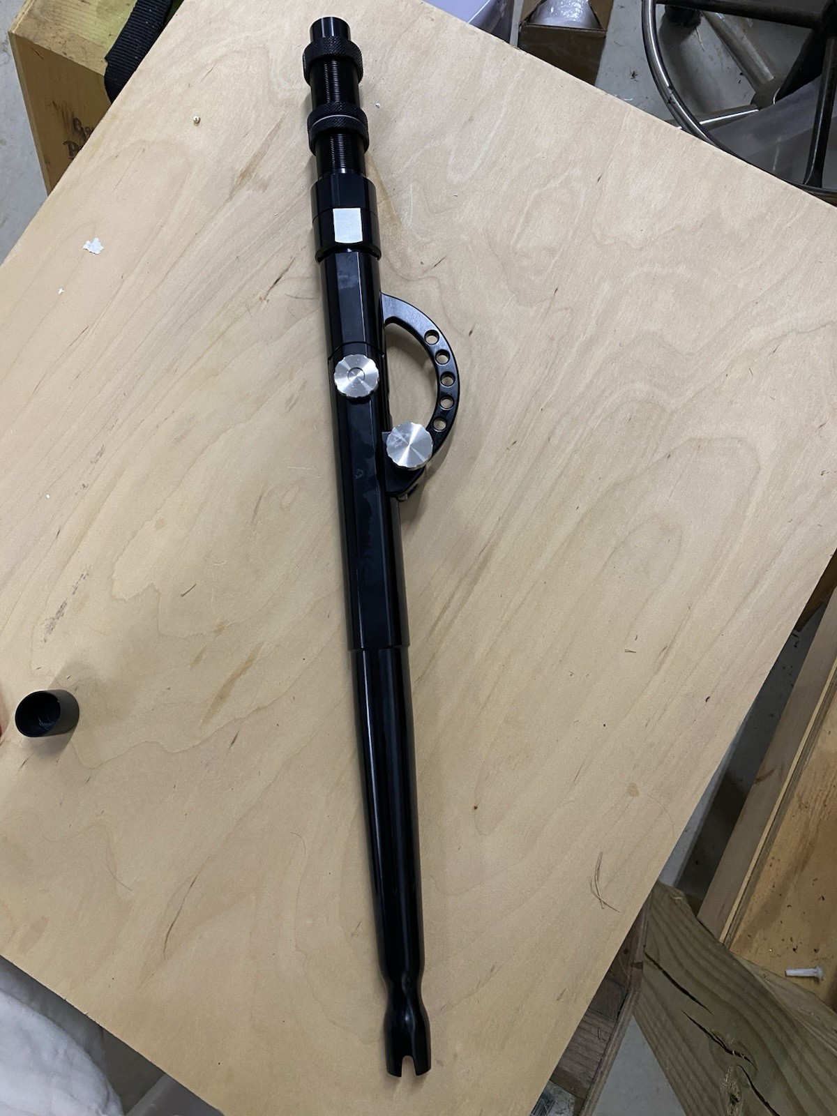 Custom Offshore Adjustable Rod Butt – #4 With Ferrule Nut 7 Position – Black