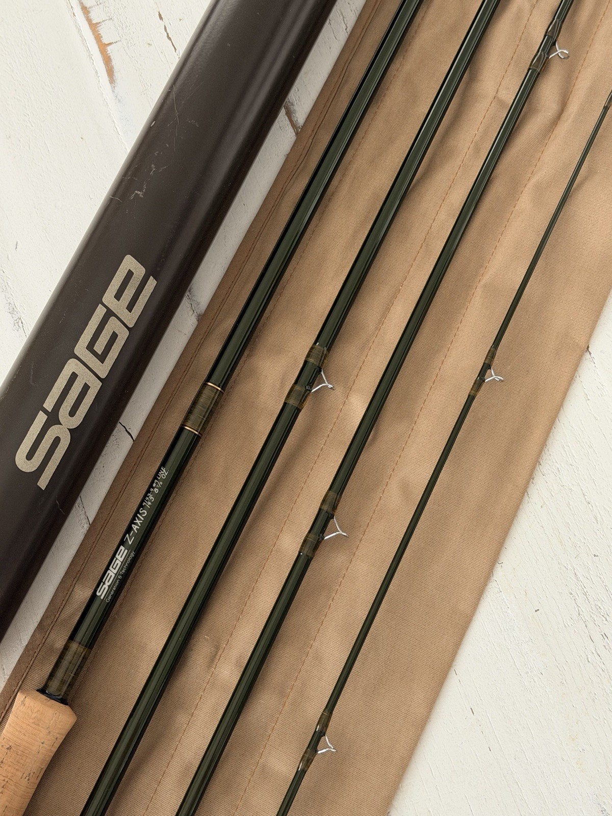**BEAUTIFUL** 🔥 SAGE Z-Axis SPEY 9wt 14’3”in~4pc FlyRod!! ~LEGENDARY~ 🔥