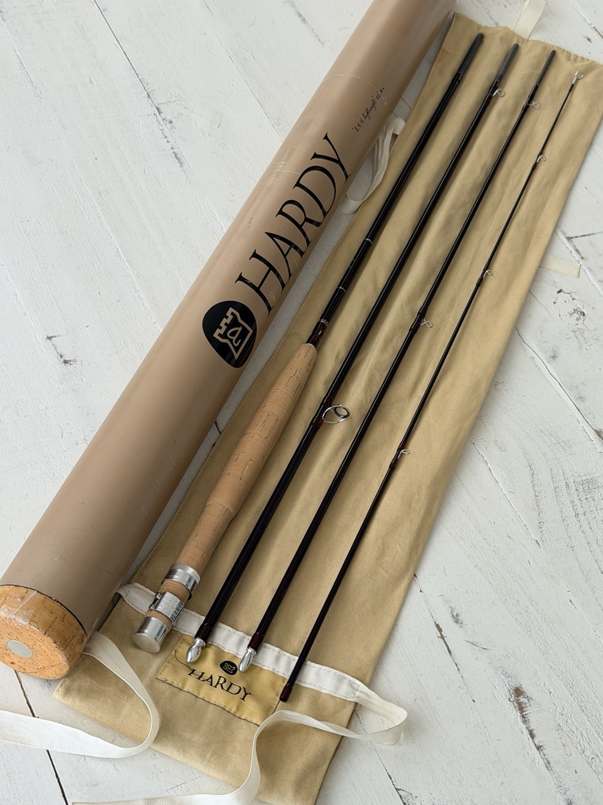 **BEAUTIFUL**🔥HARDY Classic Series LRH Lightweight 4wt. 8’6”in Rod🔥~LEGENDARY~