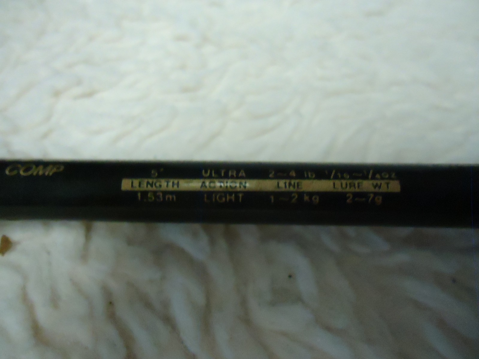 DAIWA 5 FT 3 PC ULTRA LIGHT CASTING GRAPHITE ROD MCG-59S/ 2-4 LB 1/16 – 1/4 OZ #