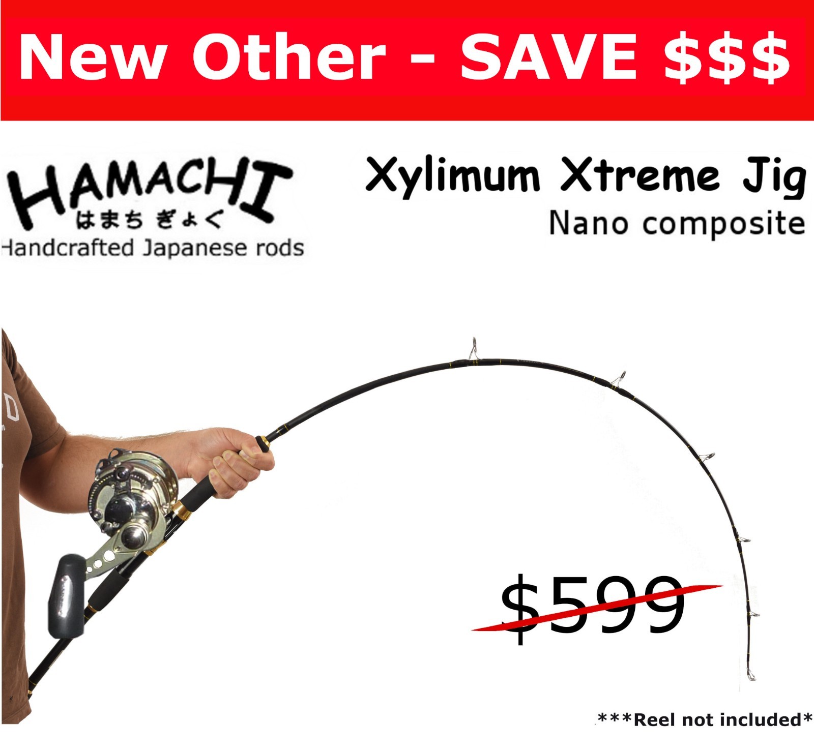 Hamachi Nano Jig Xtreme PE 5-13 50 – 130lb Japanese jigging rod Fishing O/HEAD