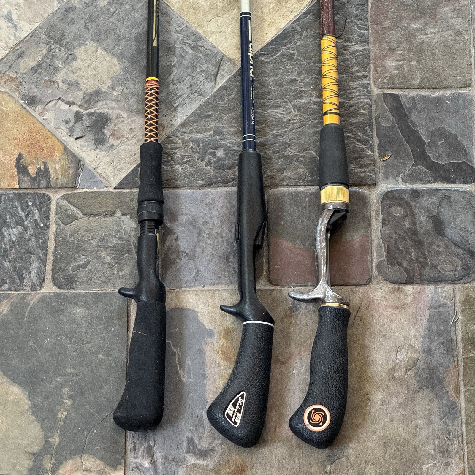 3 Vintage Fishing Poles SHAKESPEARE UGLY STIK Conlon Garcia Shakespeare 1320
