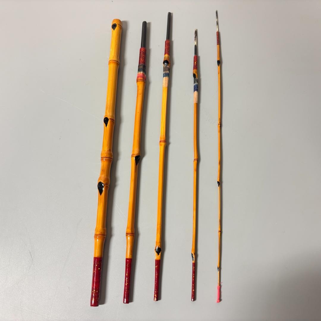 Bamboo Tanago Rod 115cm 5-Piece Japanese Accessory Fishing Rod Used