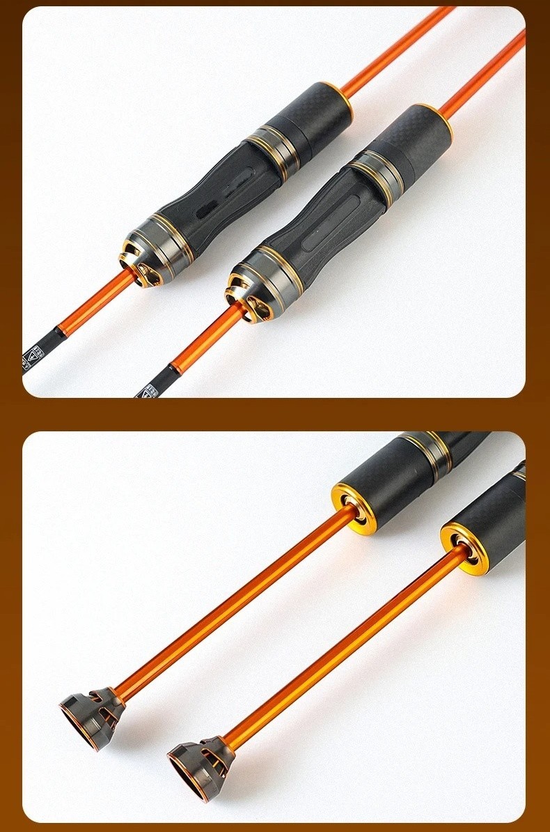 Fishing Rod Carbon Fiber Spinning Casting Poles Lure Rod 2 Sections Fast Actions