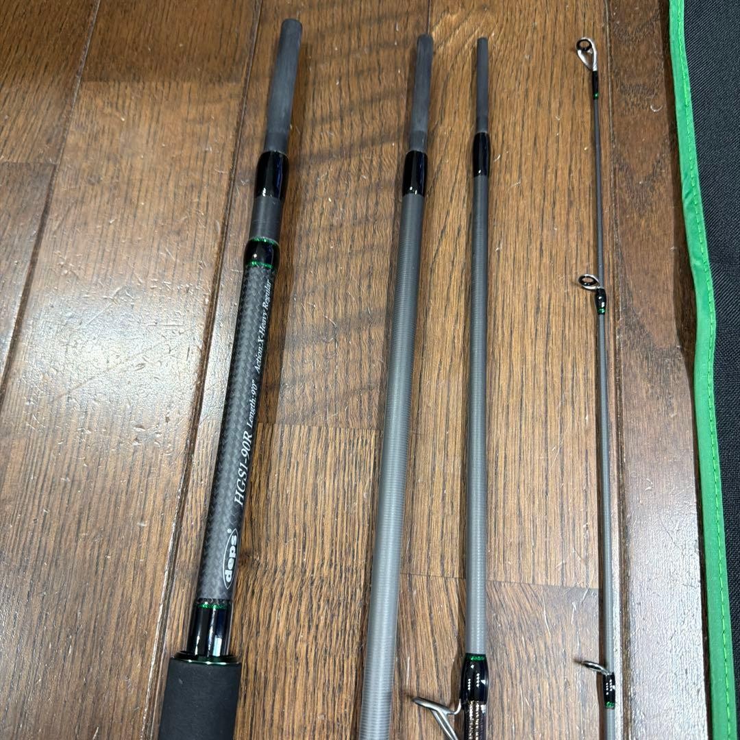 Deps HUGE CUSTOM GENOMA HGS190R Fishing Rod 9ft Heavy Regular JDM