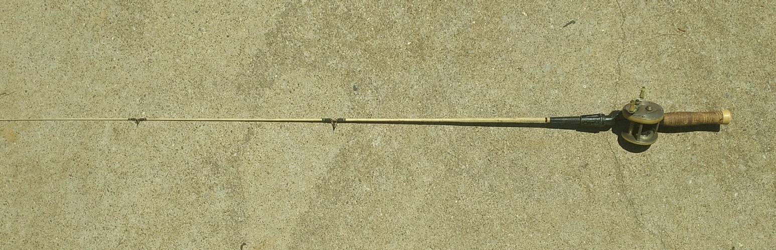 Vintage Shake Speare No 1970 Real And Thaniom Square Butt Rod