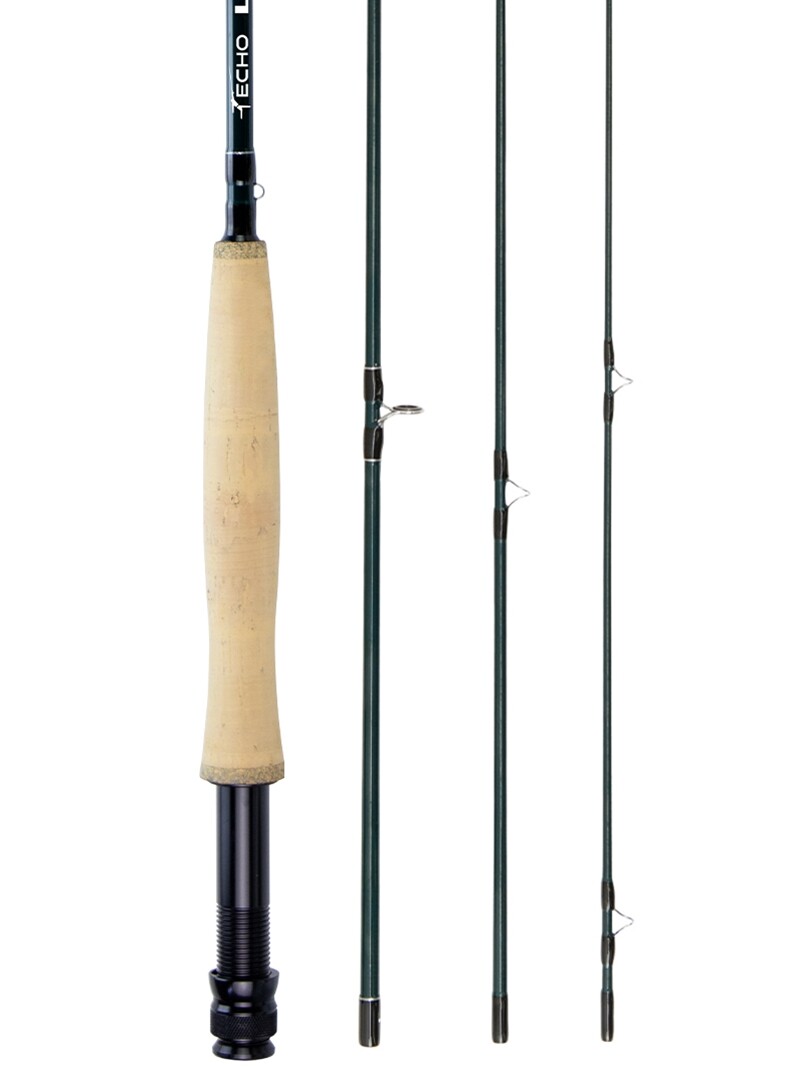ECHO LIFT 376-4 7’6″ #3 WEIGHT 4 PIECE FLY ROD–NEW, FREE SHIPPING
