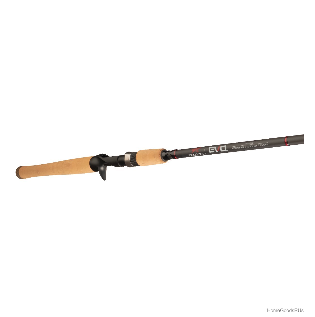 Fishing Rod 6’8″ Medium Heavy Action Casting Cork Handle Fuji Guides Graphite