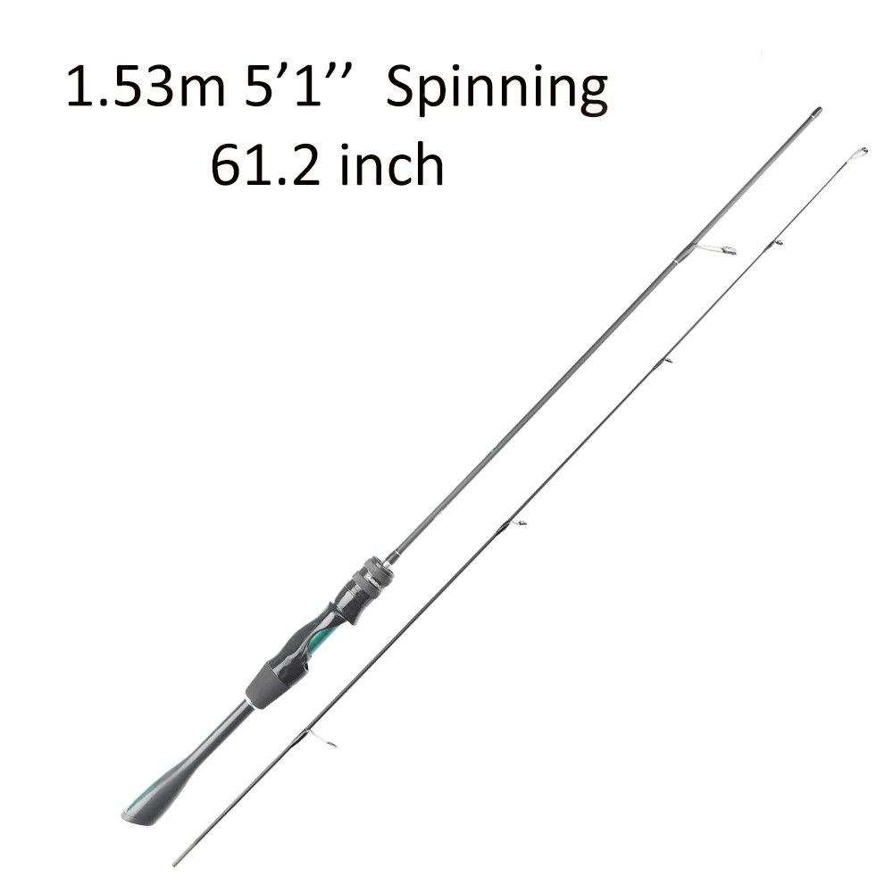 ORCA ULTRALIGHT UL SOLID TIP TAPERED HANDLE TROUT LAKE RIVER SPINNING CASTING FI