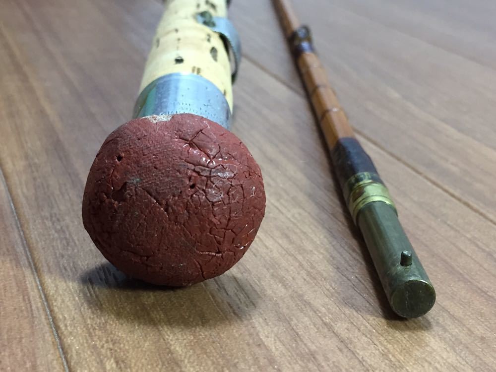 Extremely rare HARDY Palakona Regd The Wye Rod, bamboo 325.5cm 2pieces used