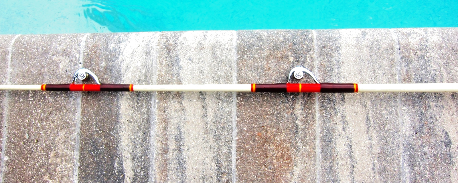 Vintage Custom Big-Game Stand-Up Rod; AFTCO H/W: 6’8″; 20-40lb – NEW OTHER!!! 1