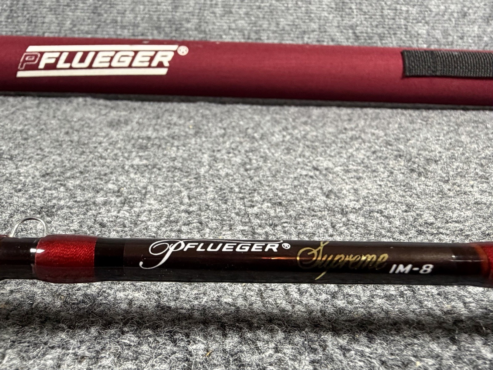 Pflueger Supreme IM8 Fly Rod PGY 90-56 9’ 5wt Graphite 2pc Fly Fishing Rod READ