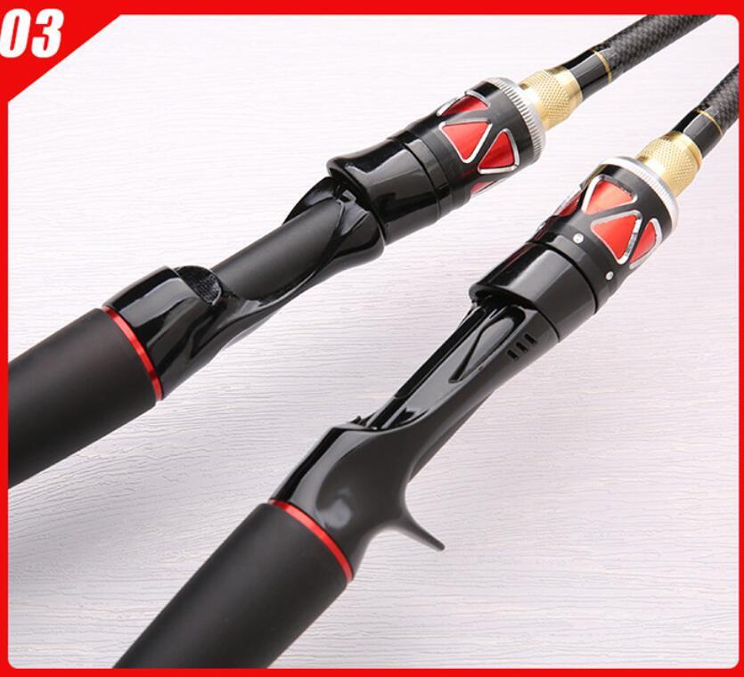 1.65m/1.8m Carbon Fiber Fishing Rods Spinning Casting Rod Poles Ultra Light Rods