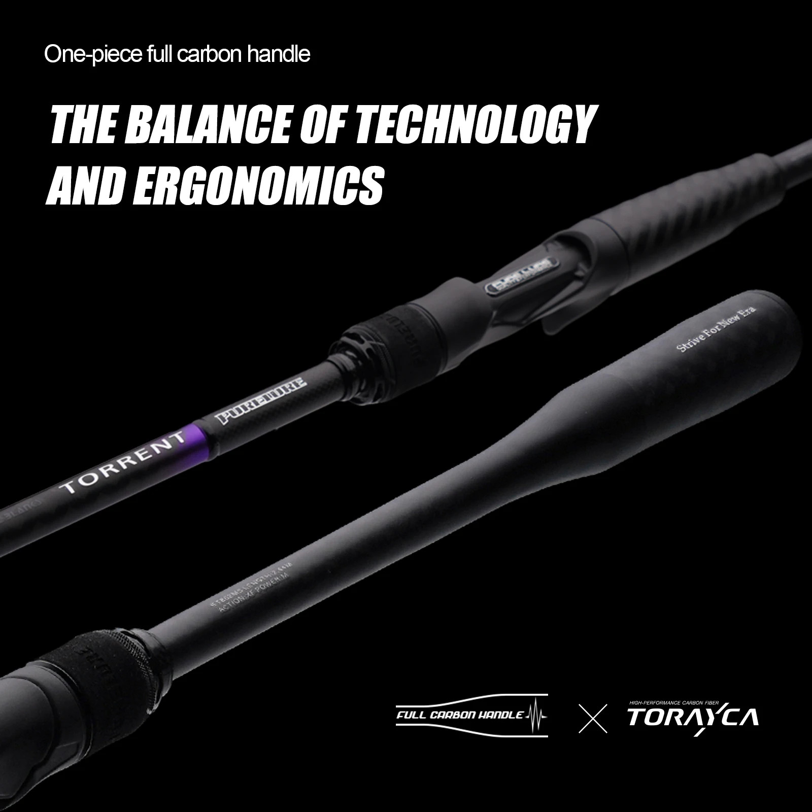 PURELURE TORRENT Spinning Rod 8FT 9FT F Action High Carbon Fuji SIC