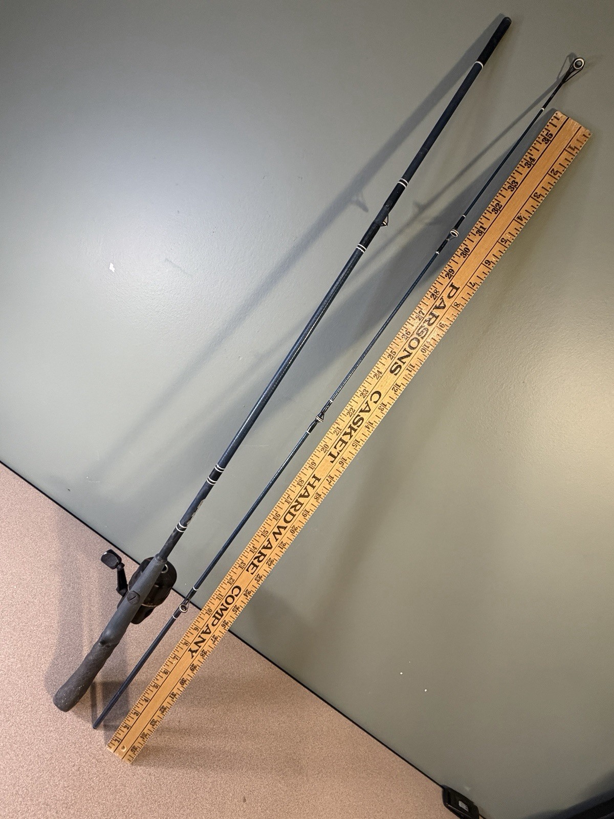 Vintage Daiwa APOLLO 1831 Graphite Rod Ultra Light 6 ft 2 Pc Rod Fishing Blue