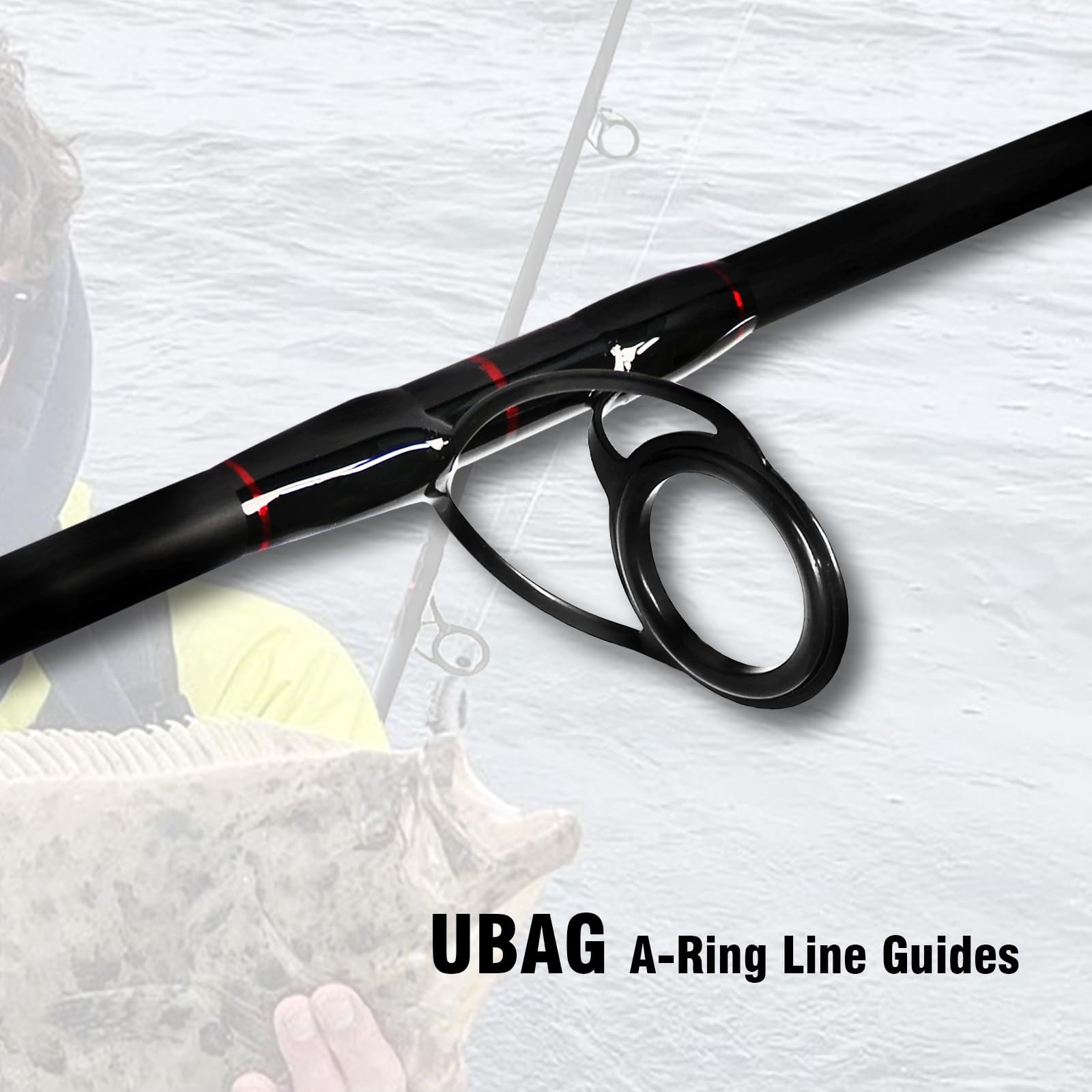Fiblink Surf Spinning Fishing Rod 4-Piece Graphite Travel Fishing Length 11