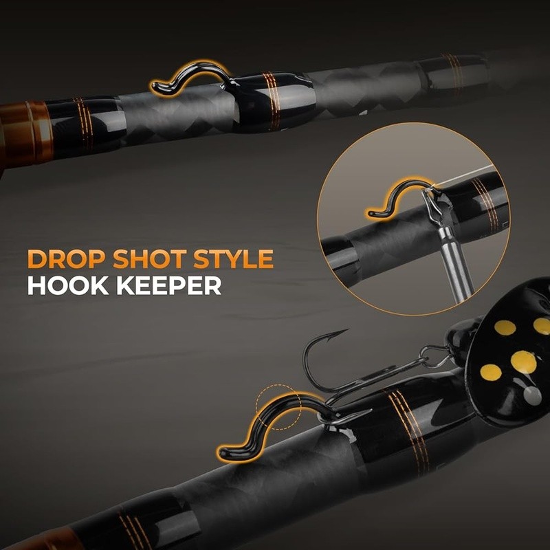 Ultra-Light Fishing Rods BFS Casting W/ Extra Twin-Tip Graphite Sensitive Guides