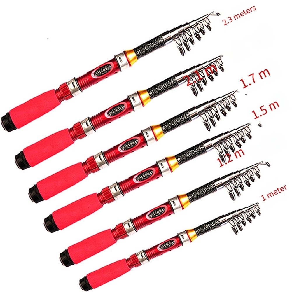 Travel Fishing Telescopic Fishing Rod Lightweight Travel Rod Efficient Catching
