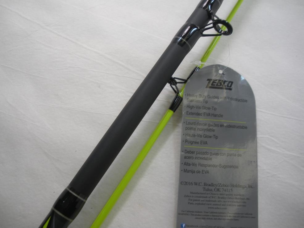 Zebco BCC802MH Big Cat Catfish Rod 8 Ft Casting Medium Heavy Action