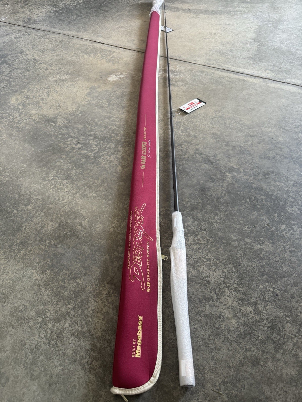 New With Tags Megabass P5 Destroyer The Dark Sleeper Casting Rod 7’1 Med-heavy
